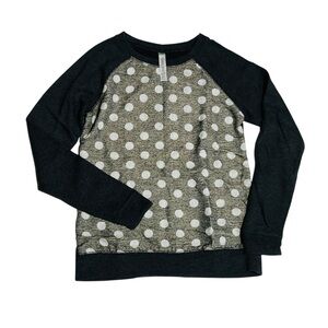 Cherokee Kids' Black and Gold Polka Dot Sweatshirt
